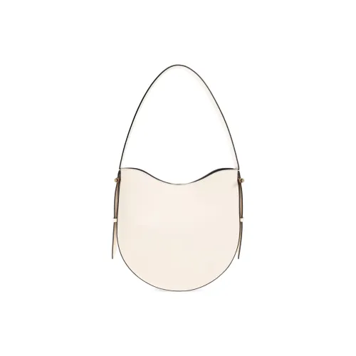Victoria Beckham Calfskin Shoulder Bag Medium Size Women's Cream