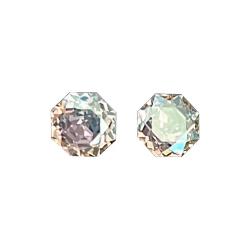 HOLLY RYAN Zircon Stud Earrings Unisex-0