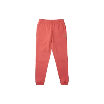 LACOSTE Knitted Sports Pants Men's Orange Red