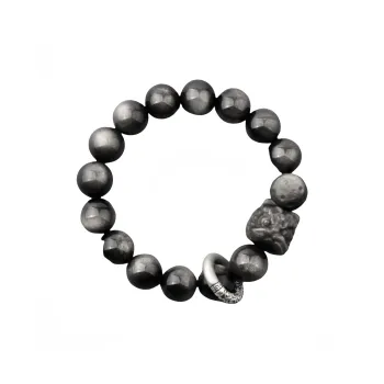 Noritake Obsidian Bead Chain Unisex