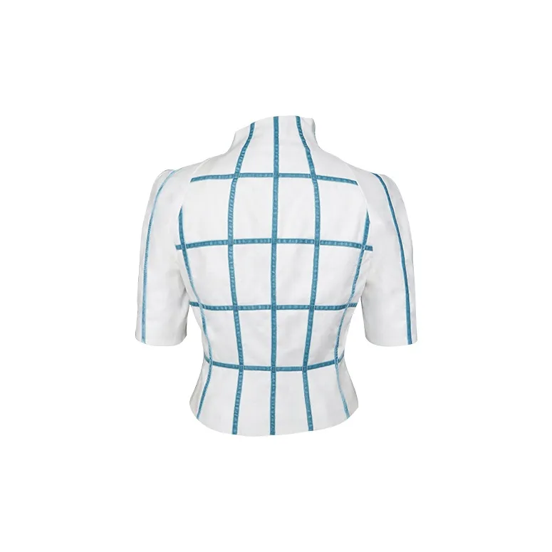 SIQIZ Cropped Coats Women's White-1