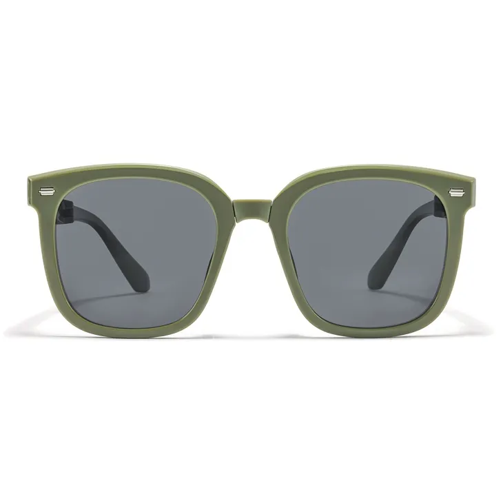 Sagawa TR/Memory Plastic Square Sunglasses Unisex-1