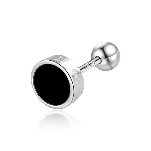 KIVA Sterling Silver Stud Earrings Unisex-0