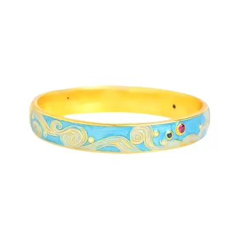 KZD Alloy Enamel Bangles Women's