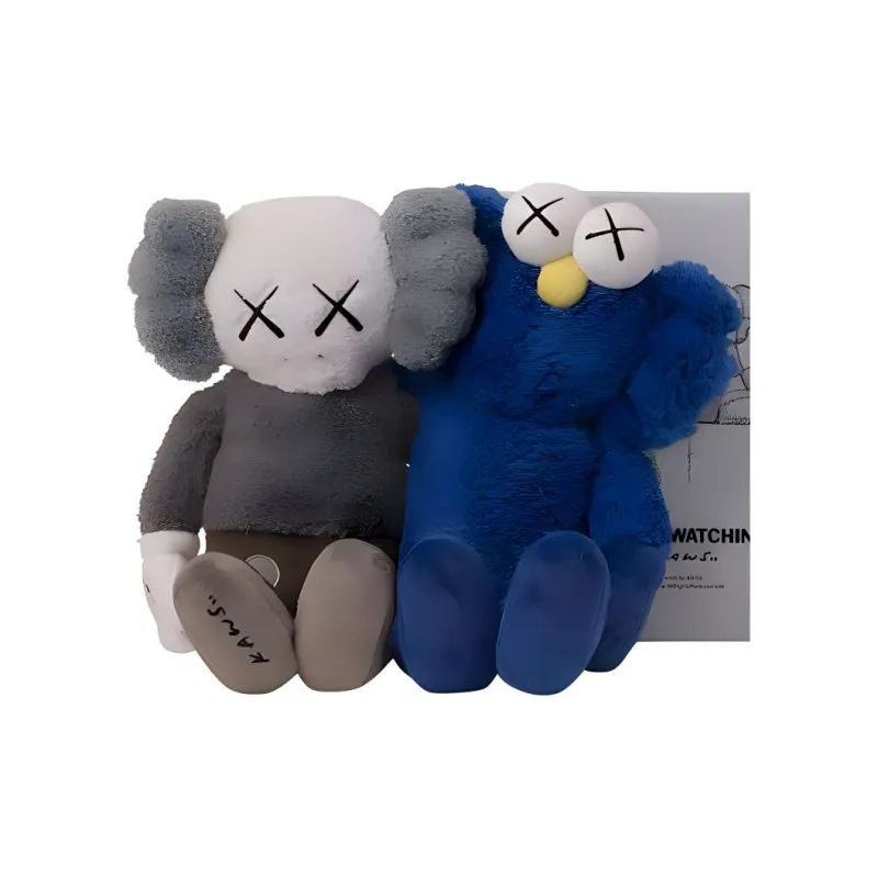 KAWS Seeing/Watching Plush Grey/Blue-3