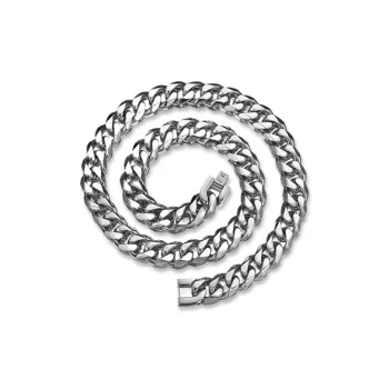 LuluCanaan Titanium Steel Necklaces Men's