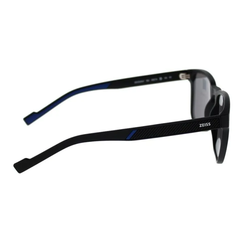 ZEISS Acetate Square Sunglasses Men's Black-4
