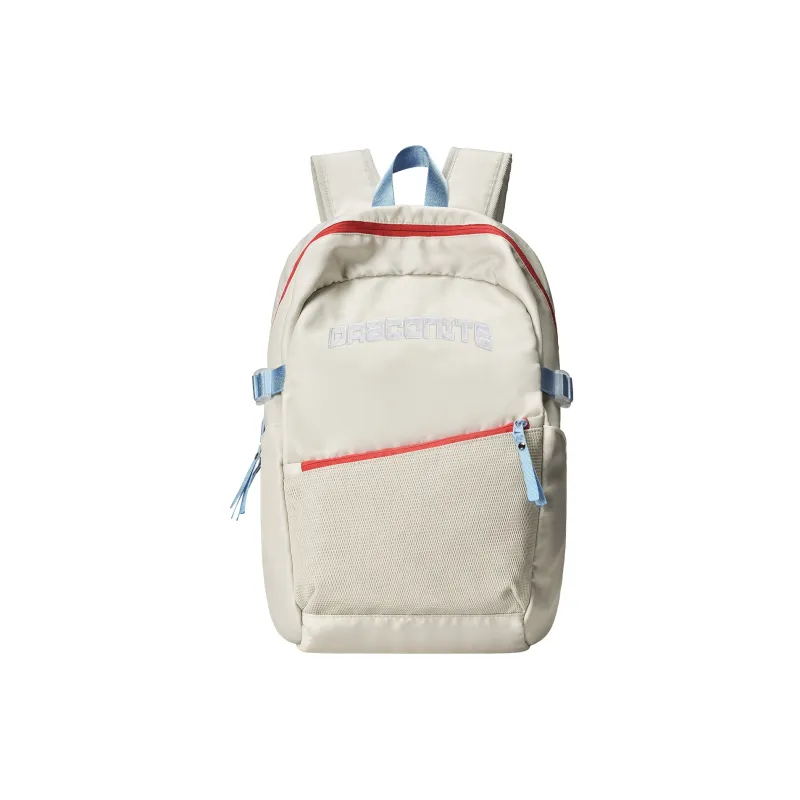DRACONITE Polyester Student Backpack Regular Unisex Khaki-18