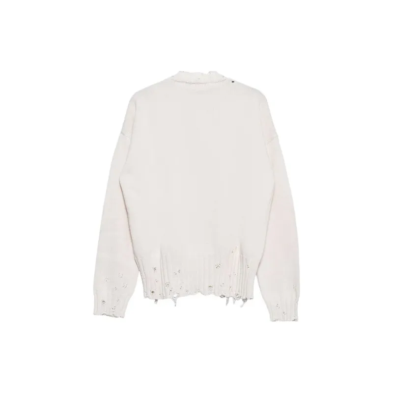 MARNI Distressed Crewneck Knitted Jumper-1