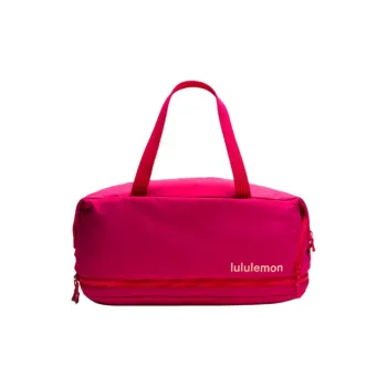 Lululemon Nylon Gym Bag Travel Bag 30L Unisex Red