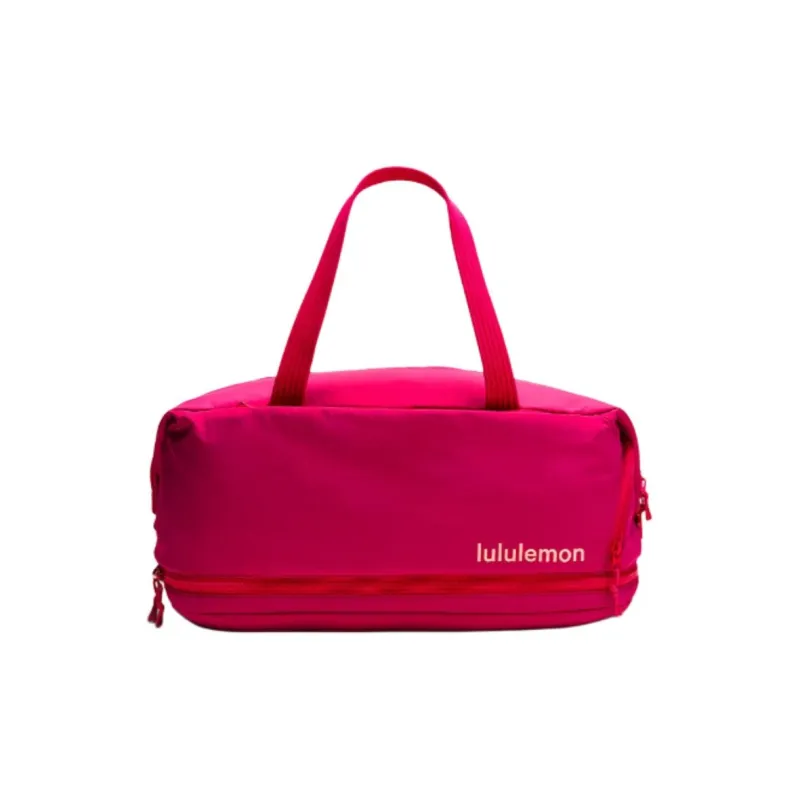 Lululemon Nylon Gym Bag Travel Bag 30L Unisex Red-0