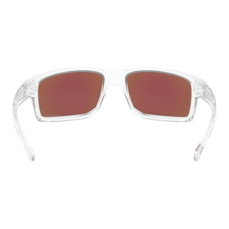 Oakley Plastic Rectangular Sunglasses Men's Transparent-4