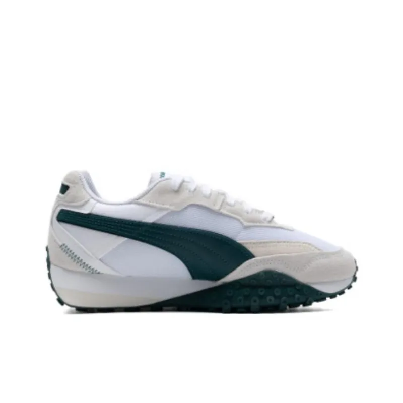 PUMA Blktop Rider Anti Slip Wear Resistant Low Top Casual Shoes Unisex Beige Green-1