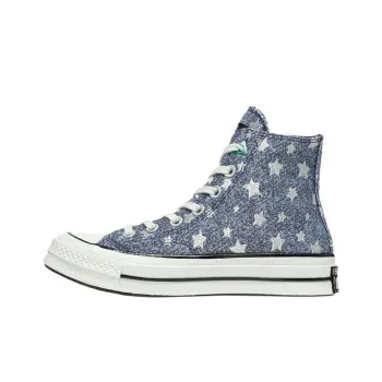 Coraline x Converse Chuck Taylor All Star Anti-Slip Wear-Resistant High-Top Canvas Shoes Men's Blue