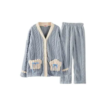 H YXIANG Pajama Set Women's Blue