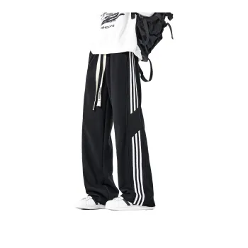 WARNING LIGHT Knitted Sports Pants Unisex