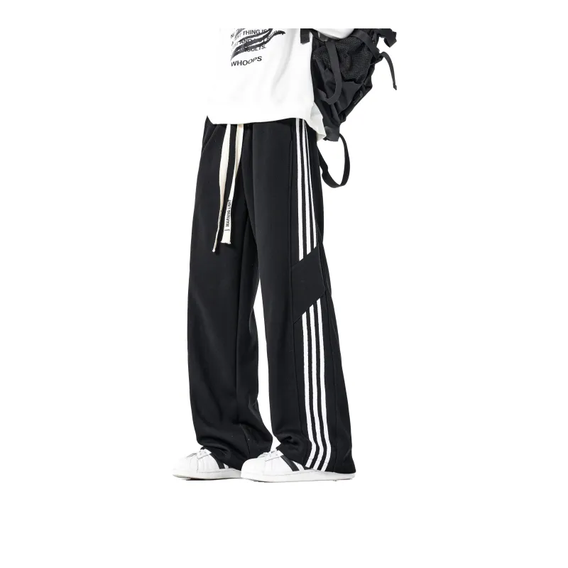 WARNING LIGHT Knitted Sports Pants Unisex-4