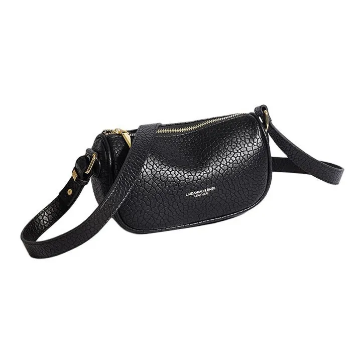 OKEKE Pu Crossbody Bag Shoulder Bag Regular Unisex Dark Brown/Black/Khaki/Light Brown-2