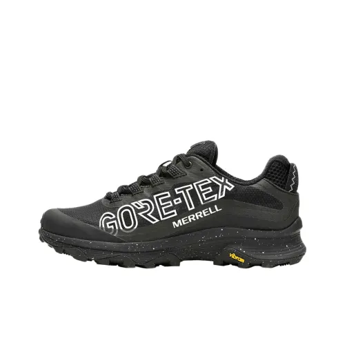 MERRELL Moab Speed Abrasion Resistant Grip Low Top Hiking Shoes Women's Black