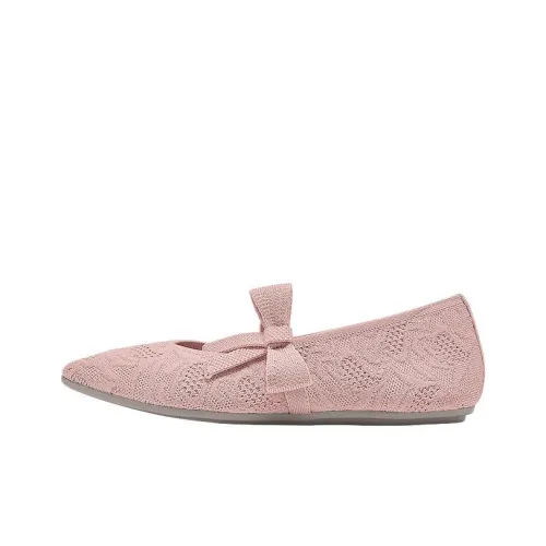 Skechers Modern Comfort Casual Single Shoes Women's Rose Red