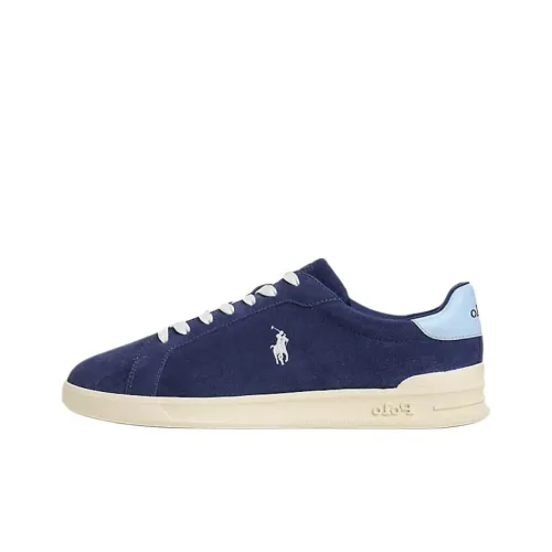 Polo Ralph Lauren Court Low Top Skateboard Shoes Unisex Blue