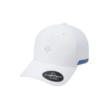DESCENTE Polyester Baseball Caps Unisex White