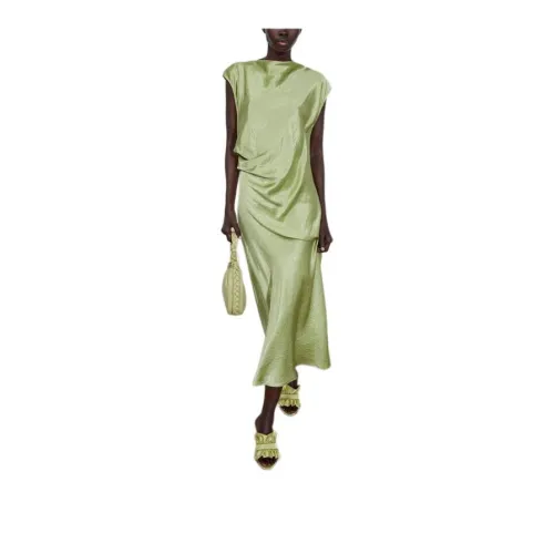 Other Stories Short Sleeved Dress Women's Light Green