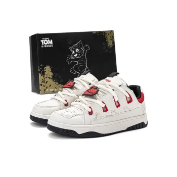 TALKING TOM Skateboard Shoes Unisex Low Top China Red