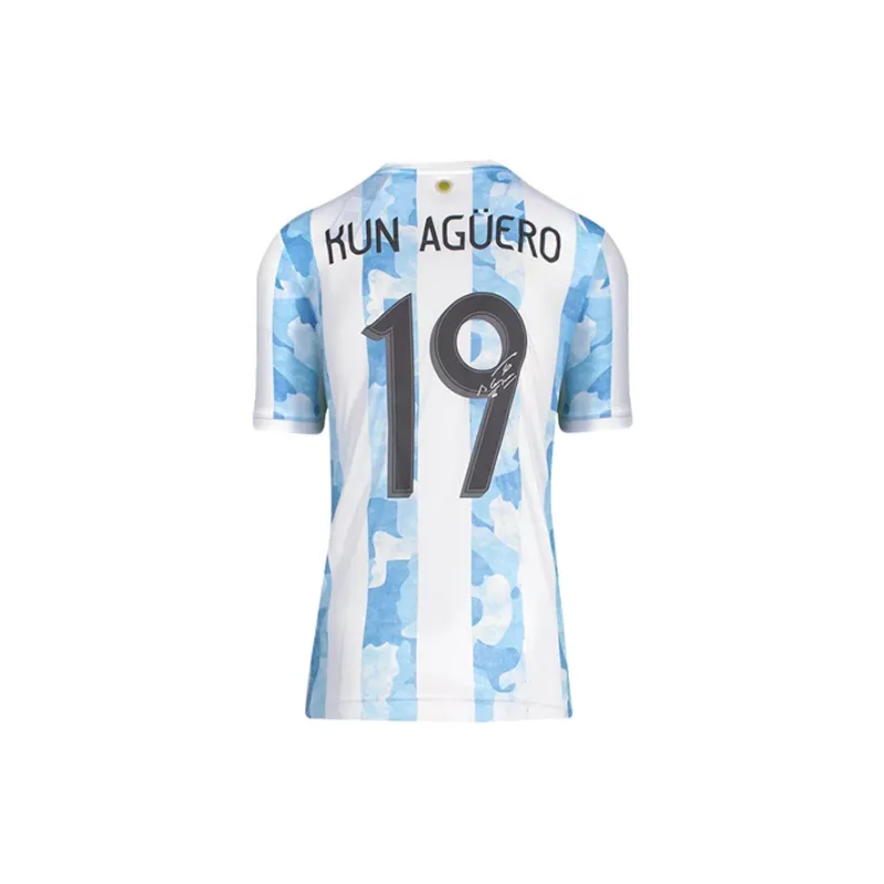 Three For 2020 Argentina National Team Copa America Jersey Icons Certificate Framed Unisex-1