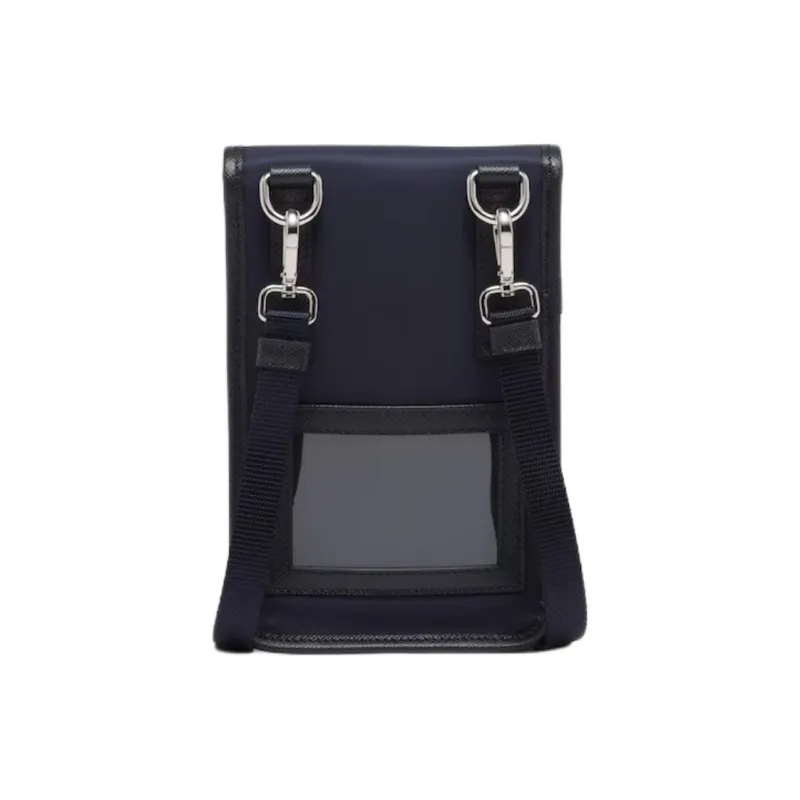 PRADA Re Nylon Recycled Polyamide Cell Phone Pouch Men's Marine-2