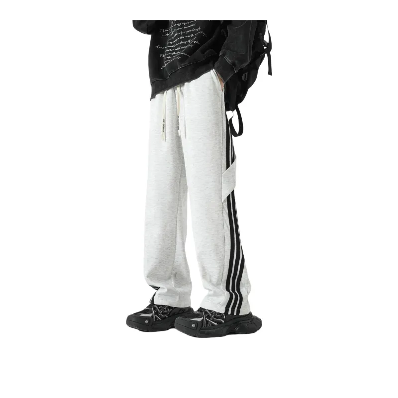 WARNING LIGHT Knitted Sports Pants Unisex-32