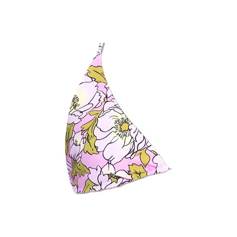 TORY BURCH Floral Printed String Bikini Top-1