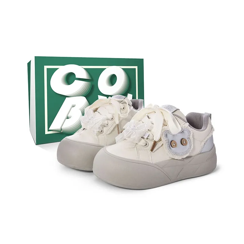 Cob Wear-resistant And Lightweight Low-Top Skateboard Shoes Women's-18