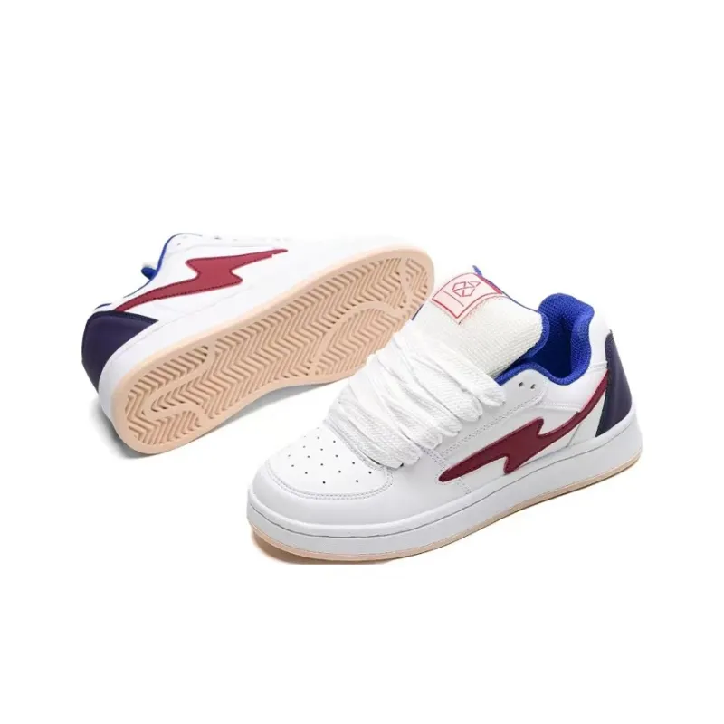Medd Puffy Skateboard Shoes Anti-Slip Wear-Resistant Low-Top Skateboard Shoes Unisex-5