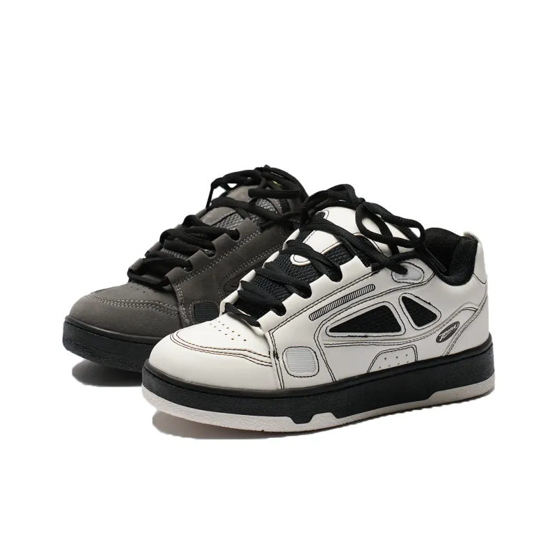T628 Non slip Lightweight Low Top Skateboard Shoes Unisex-24