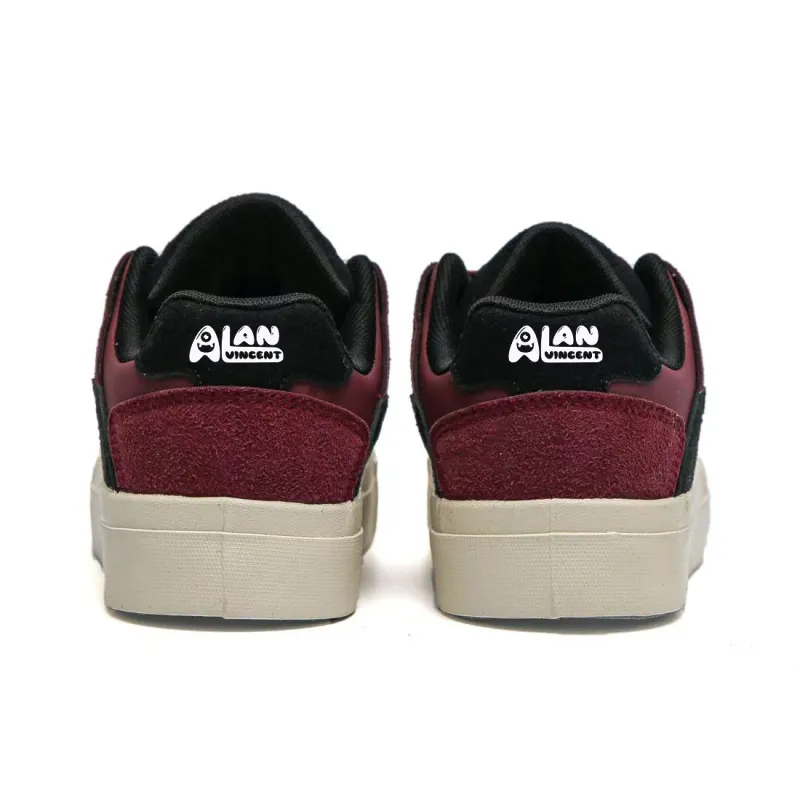 Alan Vincent Slip Resistant Breathable Abrasion Resistant Low Top Skateboard Shoes Women's-10