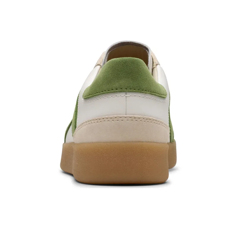 Clarks Low Top Skateboard Shoes Women's Green-3