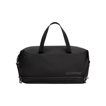 Lululemon Recycled Nylon Gym Bag Travel Bag 30L Unisex Black