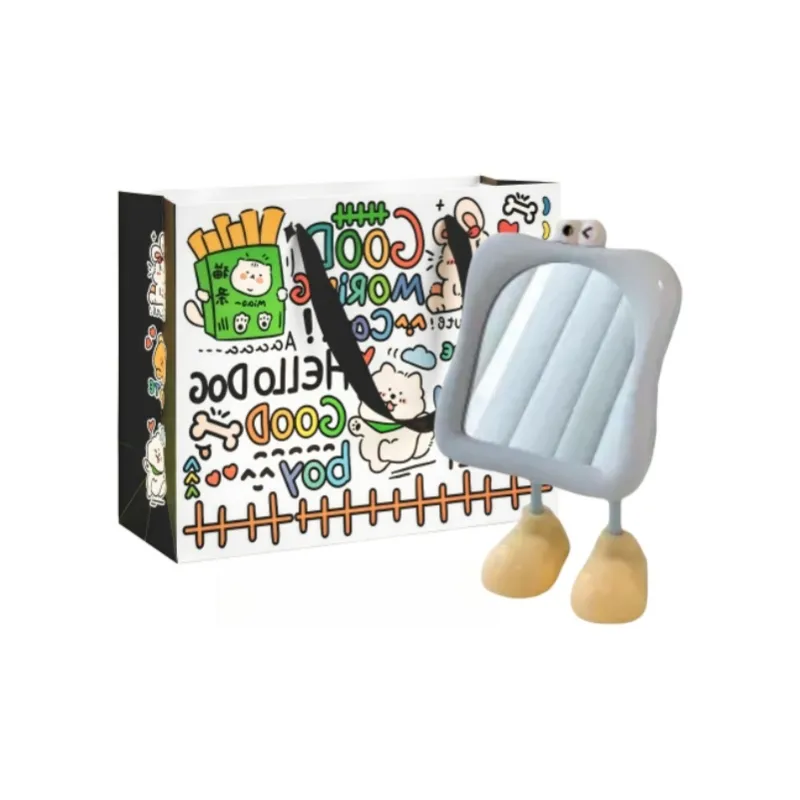 A Few More Cute Cute Cartoon Large Feet Desktop Portable Cartoon Eyes Make Up Mirrors Touch Up-19