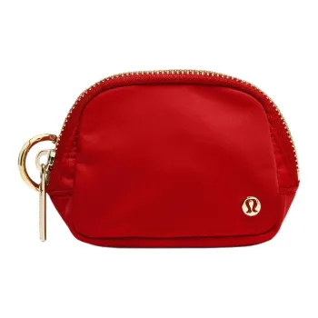Lululemon Everywhere Nylon Coin Purse Nano Women's Dark Red