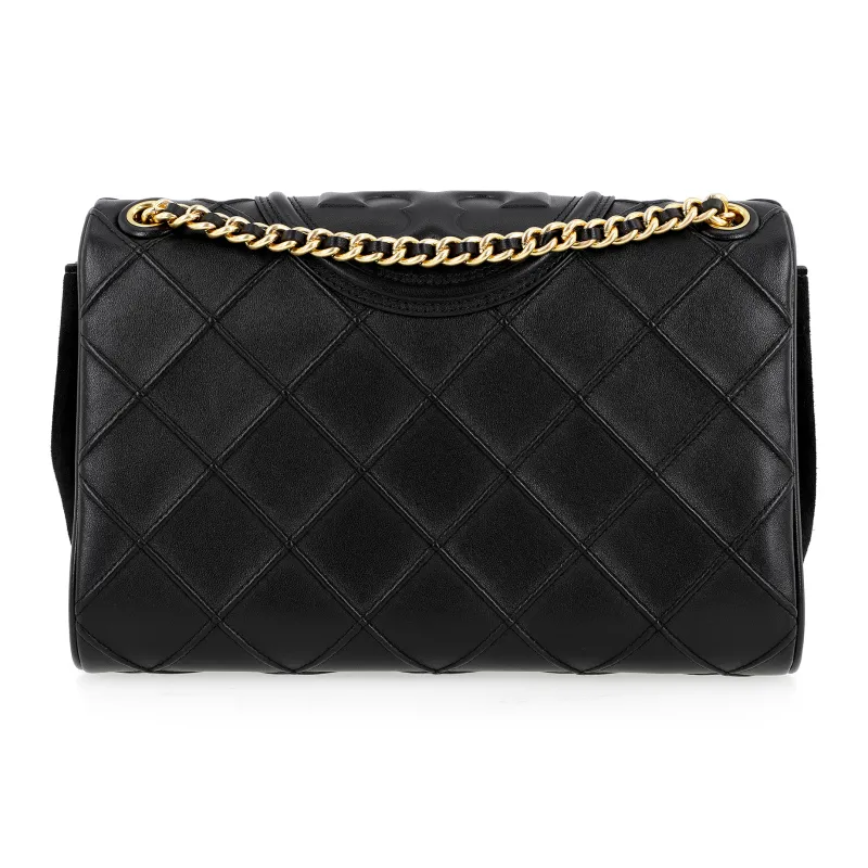 TORY BURCH Fleming Soft Convertible Shoulder Bag Black-2