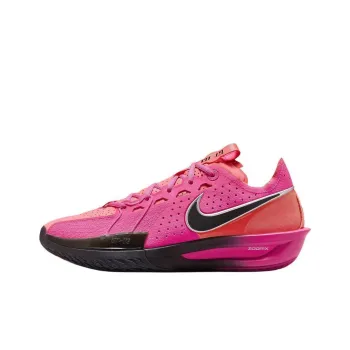 Nike Air Zoom G.T. Cut 3 Anti Slip Wear Resistant Low Top Basketball Shoes Men's Pink