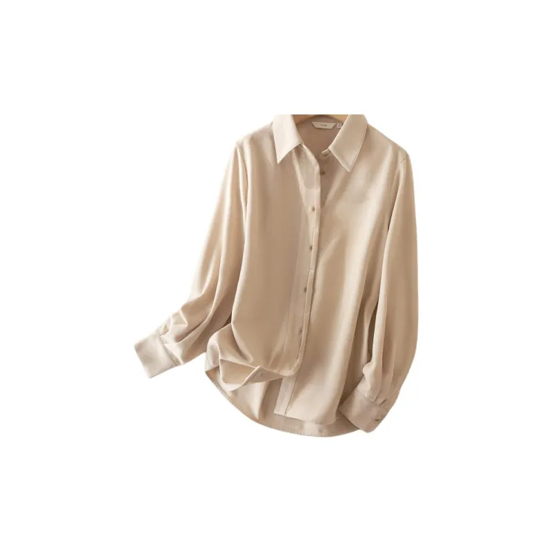 IHIMI Shirt Women's Beige Apricot-1