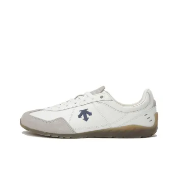 DESCENTE Kinetic Run Non slip Lightweight Low Top Casual Running Shoes Unisex White