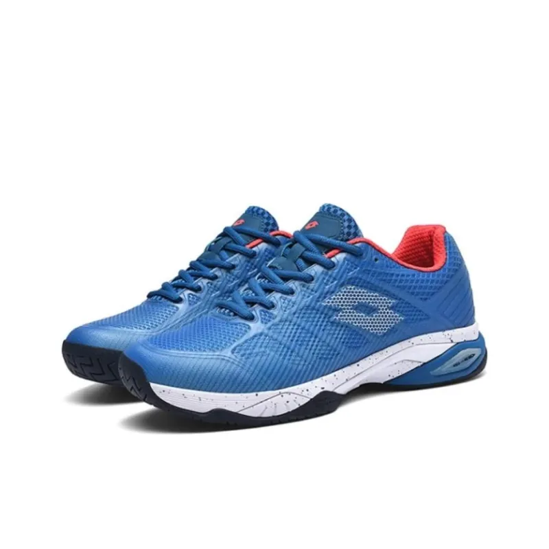LOTTO Wear resistant And Lightweight Low Top Tennis Shoes Men's Blue-1