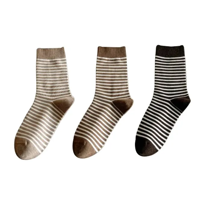 Caramella Mid Calf Socks Women's Shopping Bag Combo Set-8