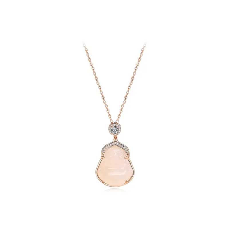 Bermuda Eyes Chalcedony Necklaces Women's-4