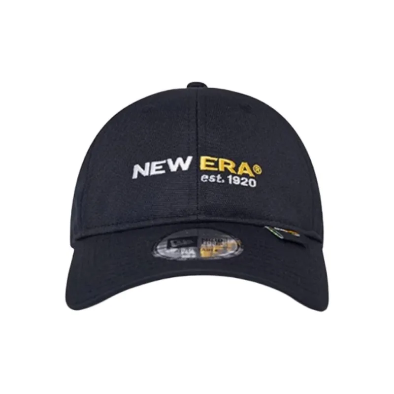New Era Polyester Baseball Caps Unisex White/Black-4