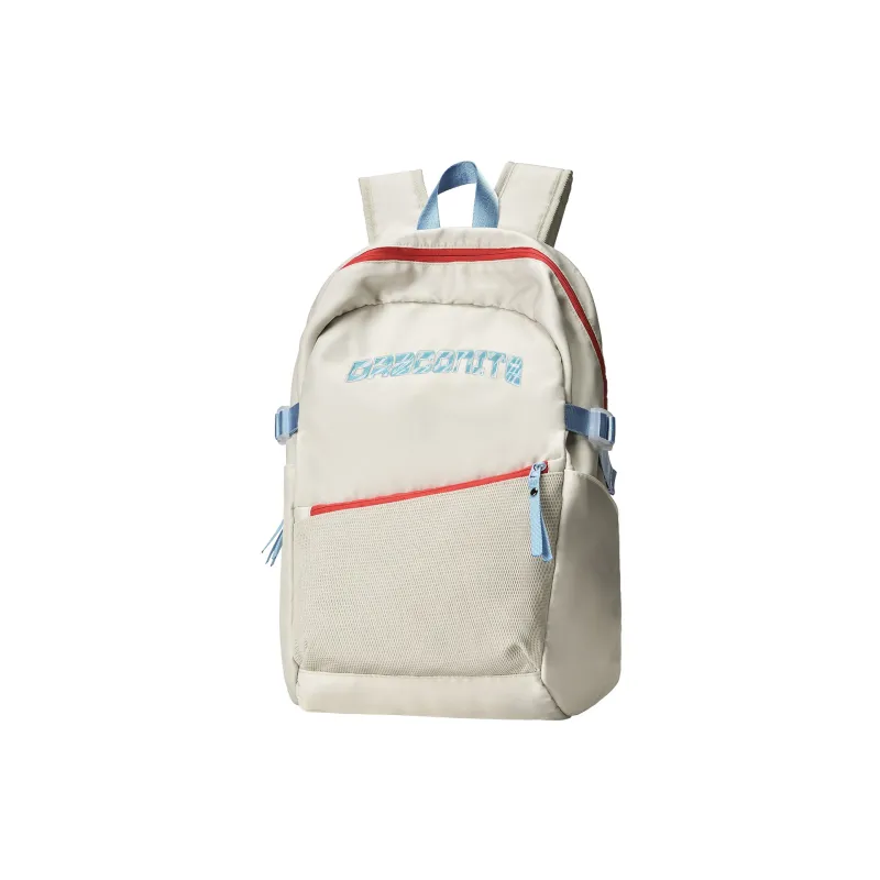 DRACONITE Polyester Student Backpack Regular Unisex Khaki-25