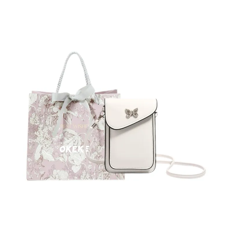 OKEKE PU Crossbody Bag Shoulder Bag Regular Women's White/Black/Pink/Red/Blue/Green-0